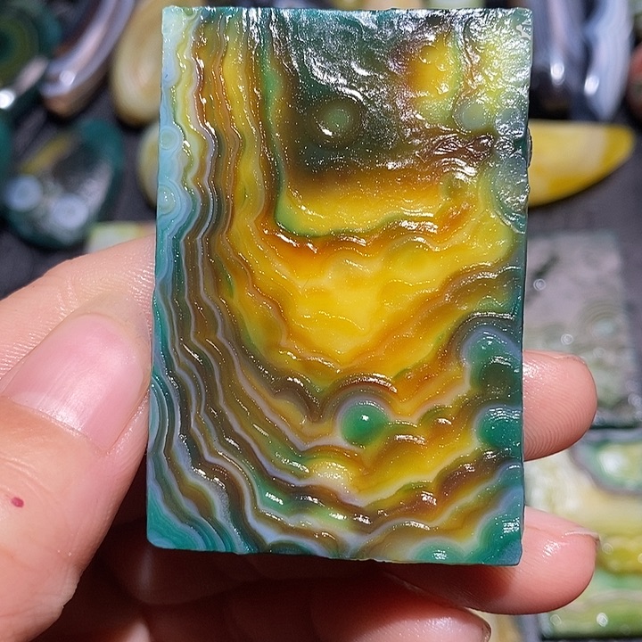 玛瑙/玉髓合金颈饰