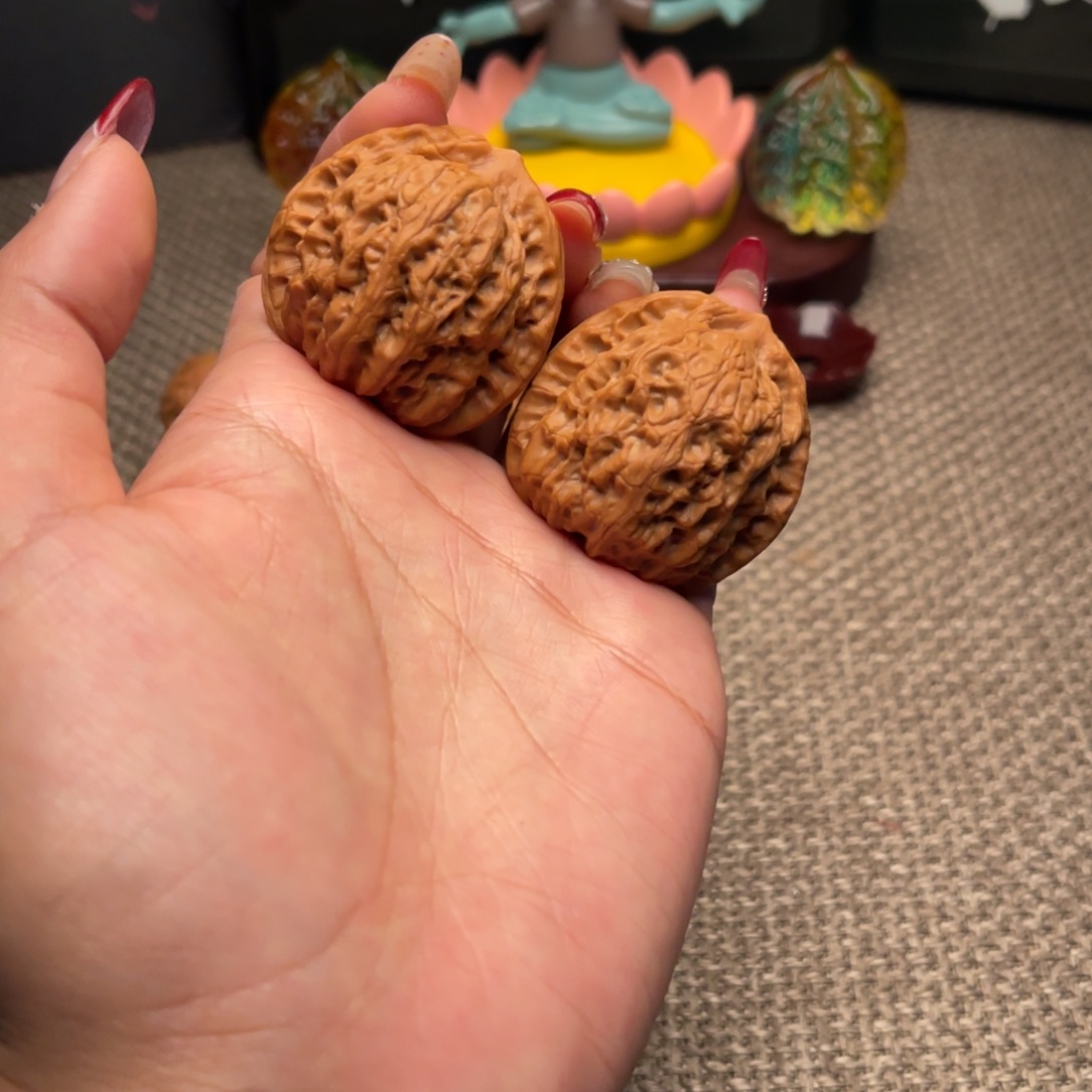文玩核桃把件全品佛肚40