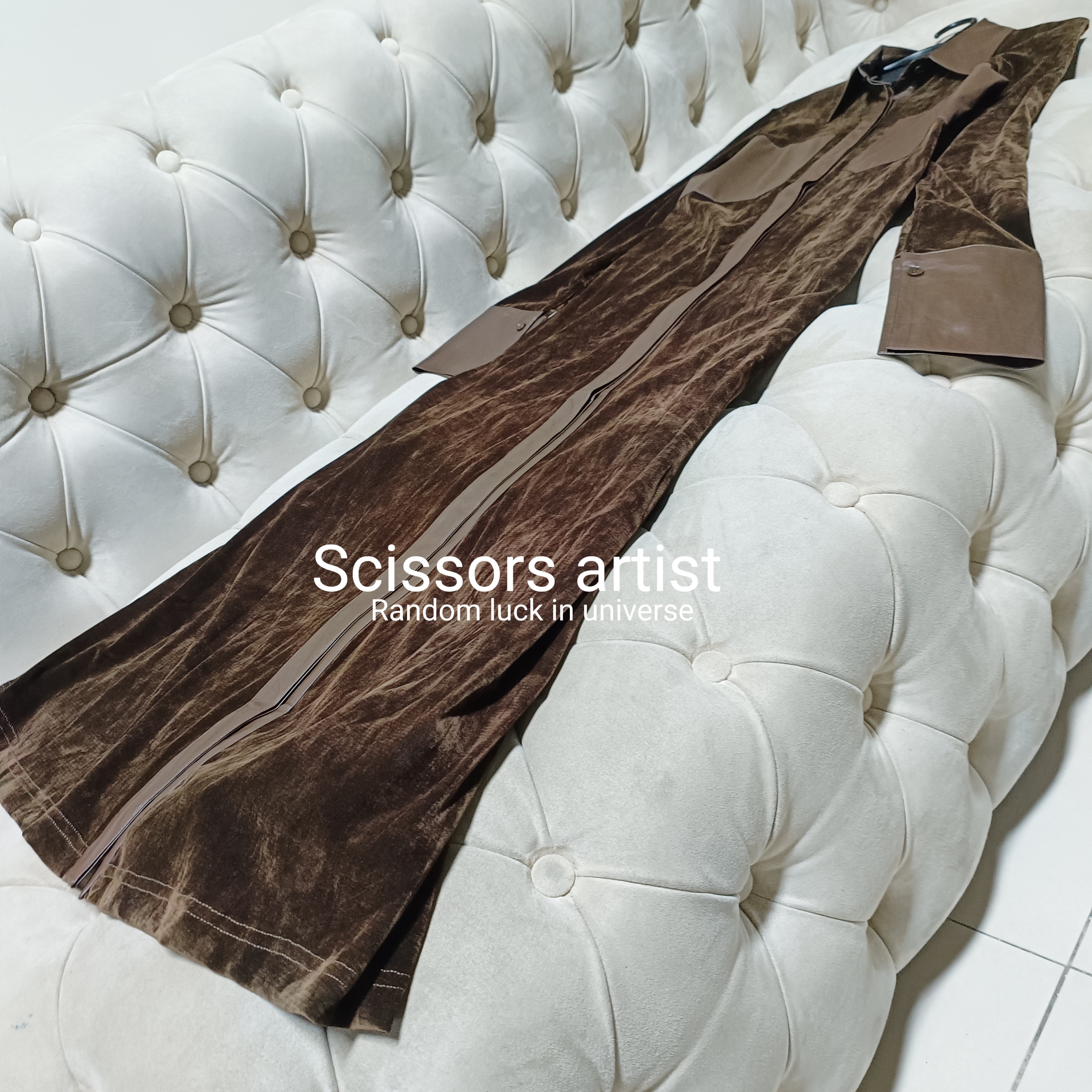 【Scissors artist】高端设计师走秀女装连衣裙4889