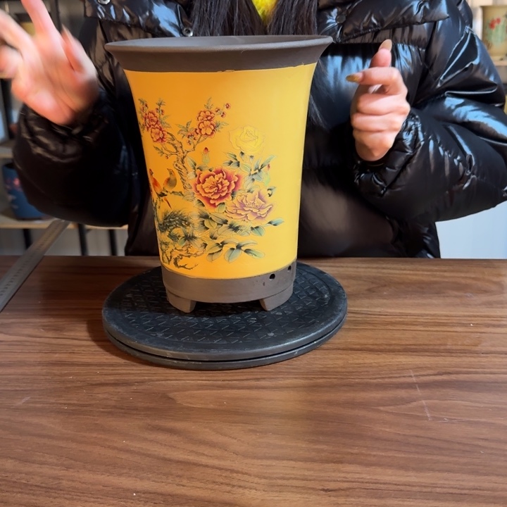 紫砂紫砂花盆破损补发