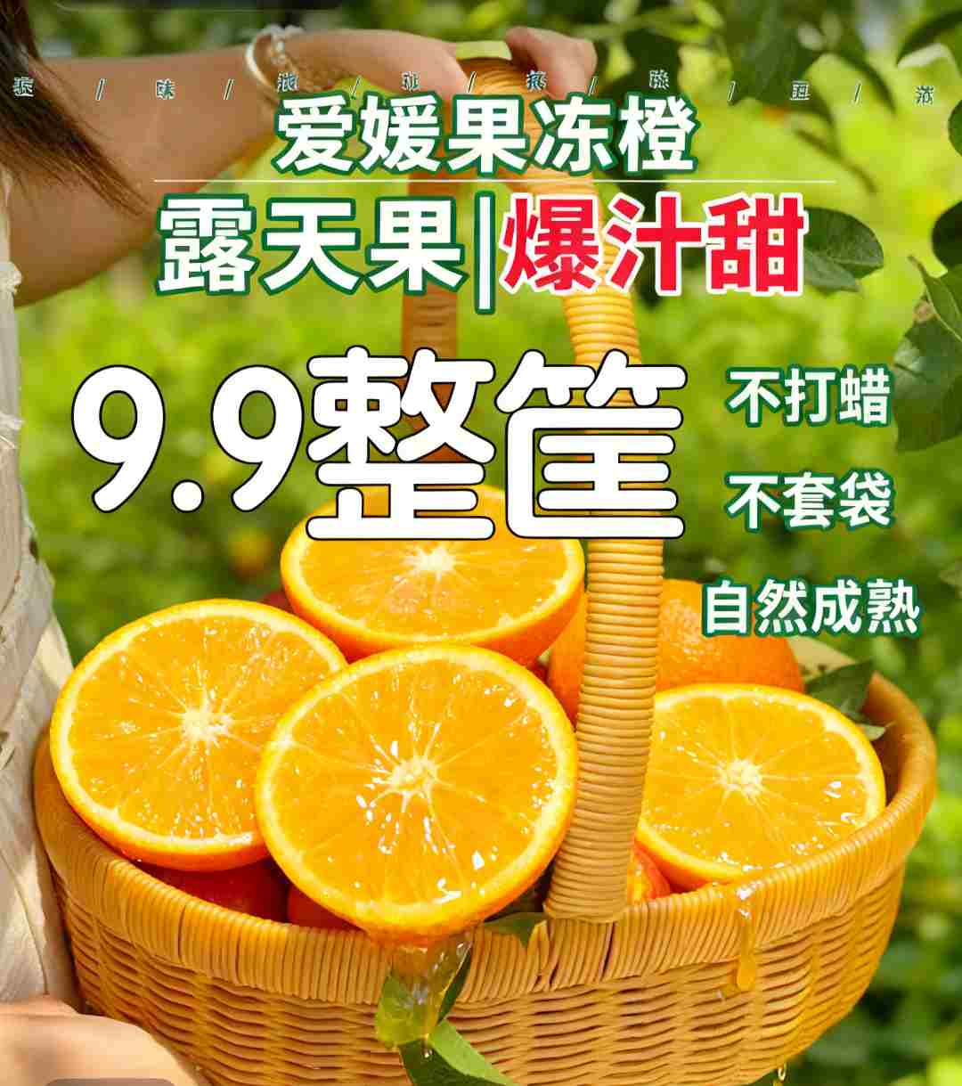 【正宗】四川爱媛38号果冻橙新鲜现摘甜爆汁细腻化渣柑橘榨橙汁薄皮
