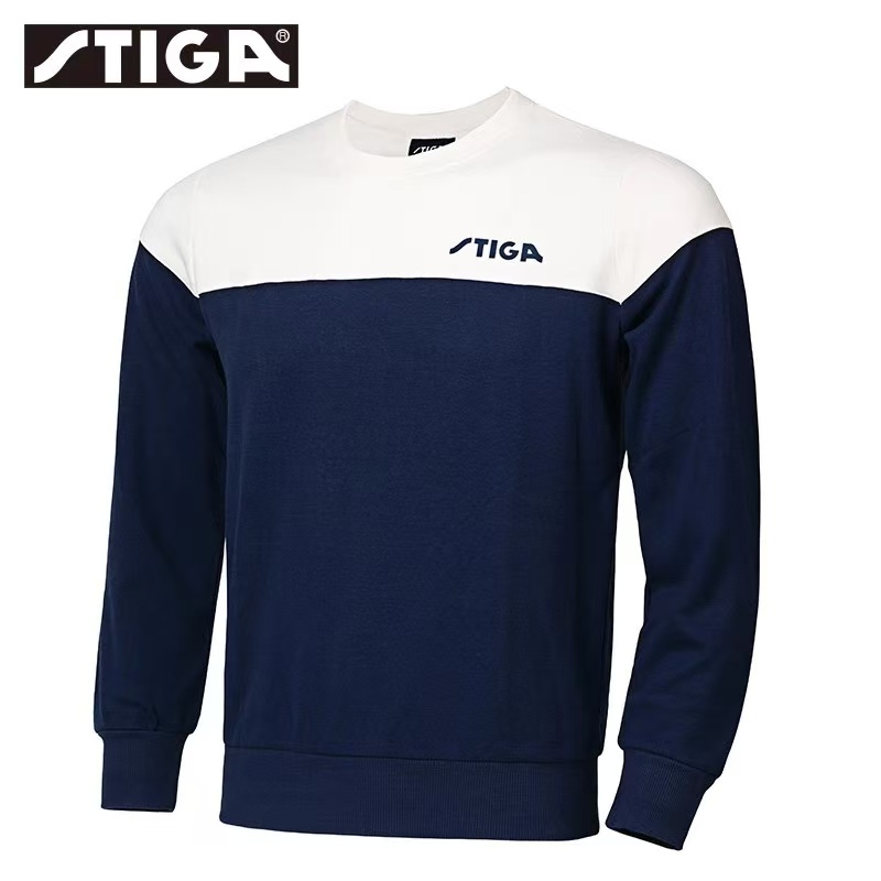 Stiga/斯帝卡乒乓球服春秋休闲男女款运动服套装长袖卫衣长裤百搭