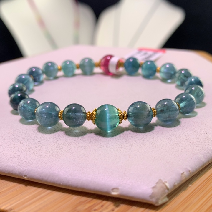 双色碧玺手链未镶嵌