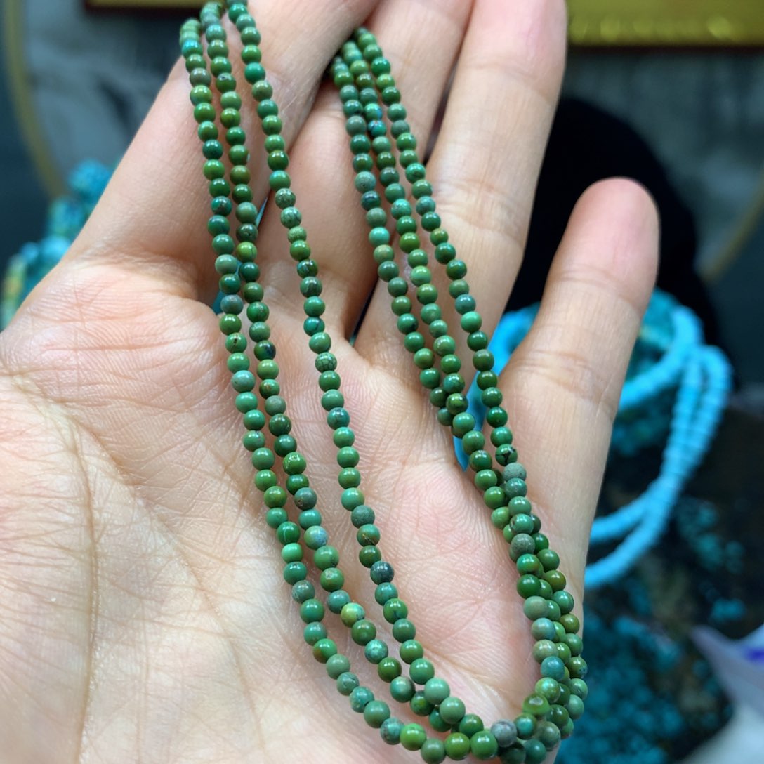 绿松石长链未镶嵌