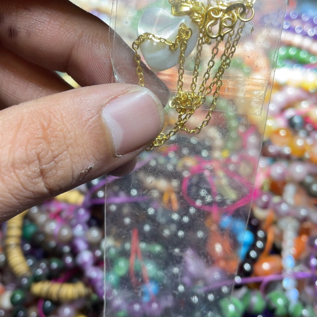 紫晶颈饰银S800镀金镶嵌