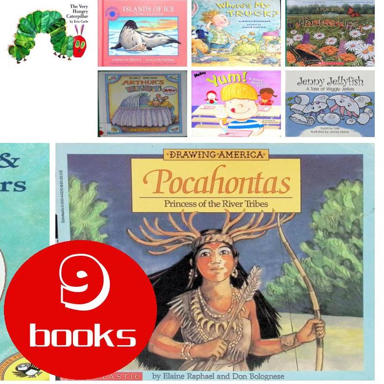 英文原版绘本9本93251202043