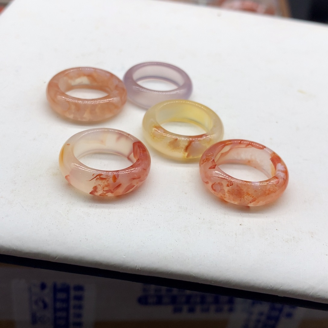 【闪购商品】玛瑙/玉髓耳钉未镶嵌J***e