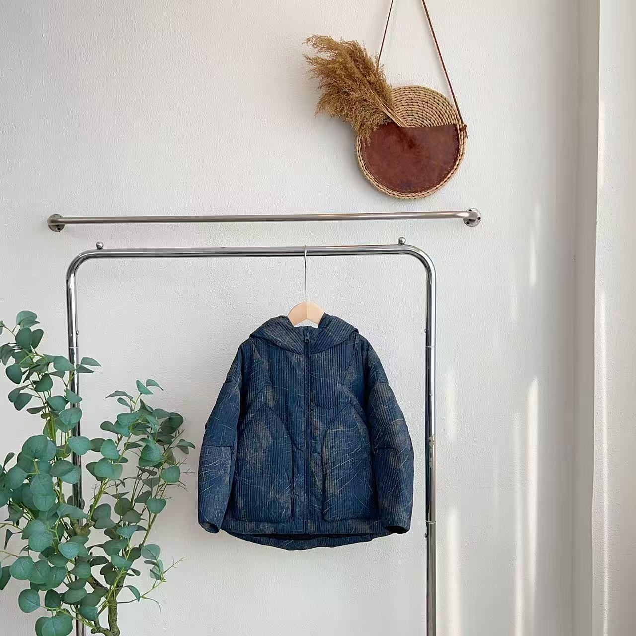 1408帕灰蓝常规款羽绒服