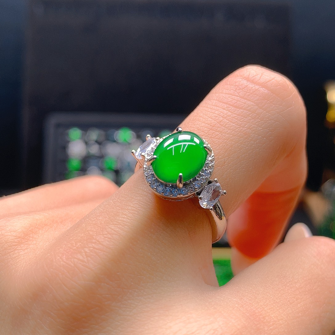 未镶嵌戒指翡翠天然翡翠