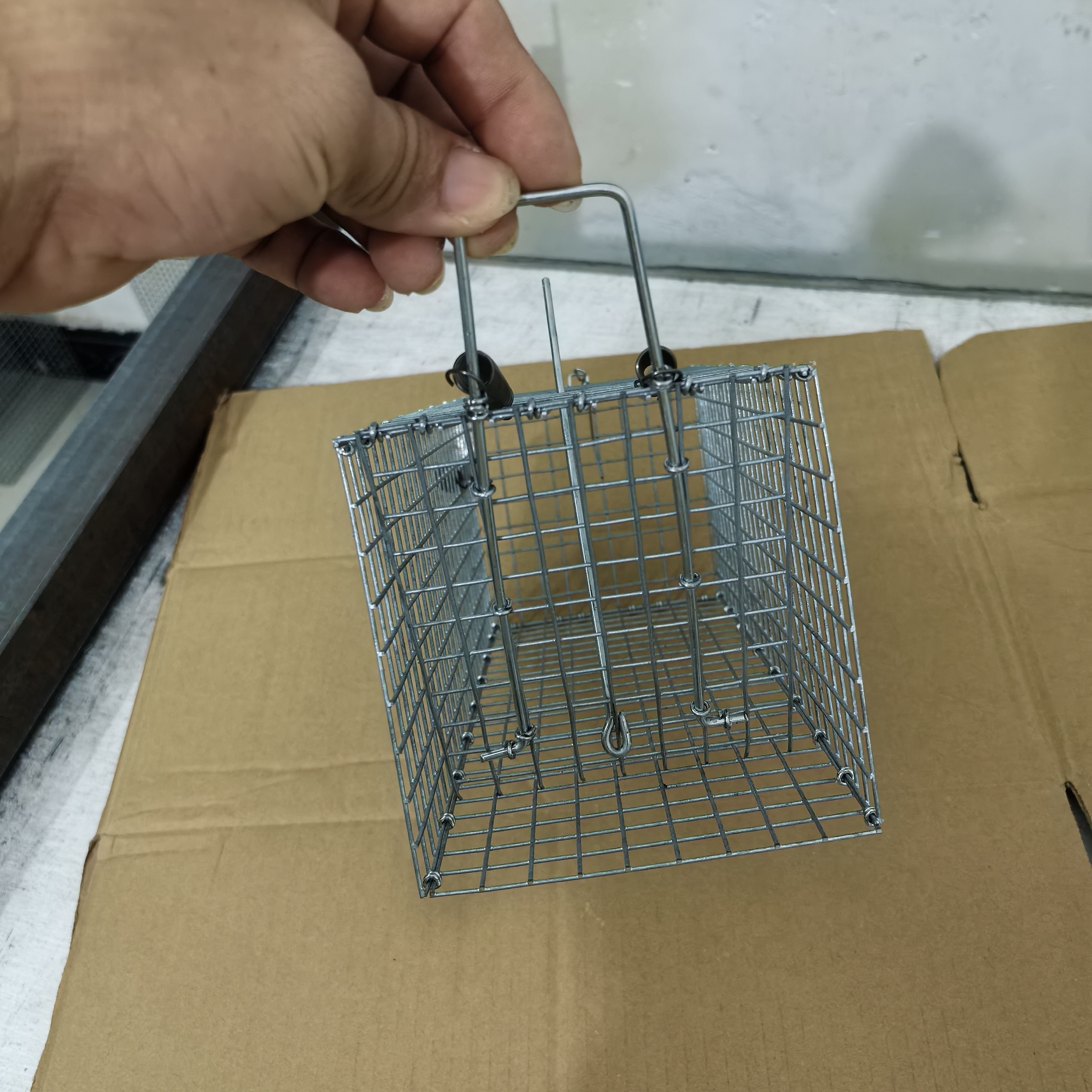 加厚网折叠鼠笼，内开门，30×12×12（10个装）