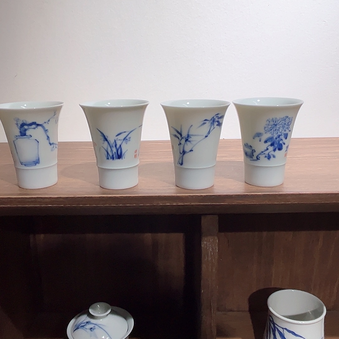 杯青花瓷器青花瓷器