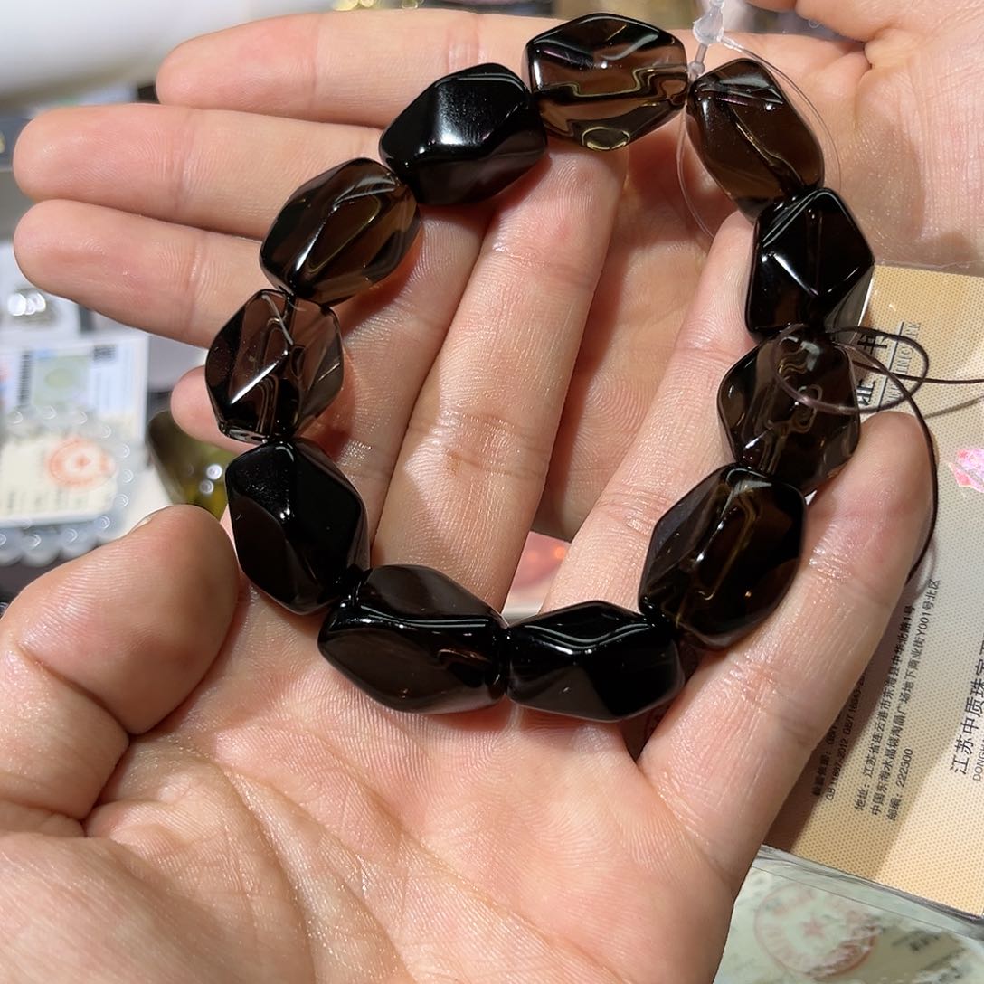 【闪购商品】水晶手链未镶嵌茶水晶