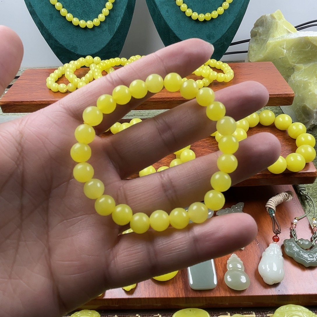 小****新疆若羌黄口卡8手串