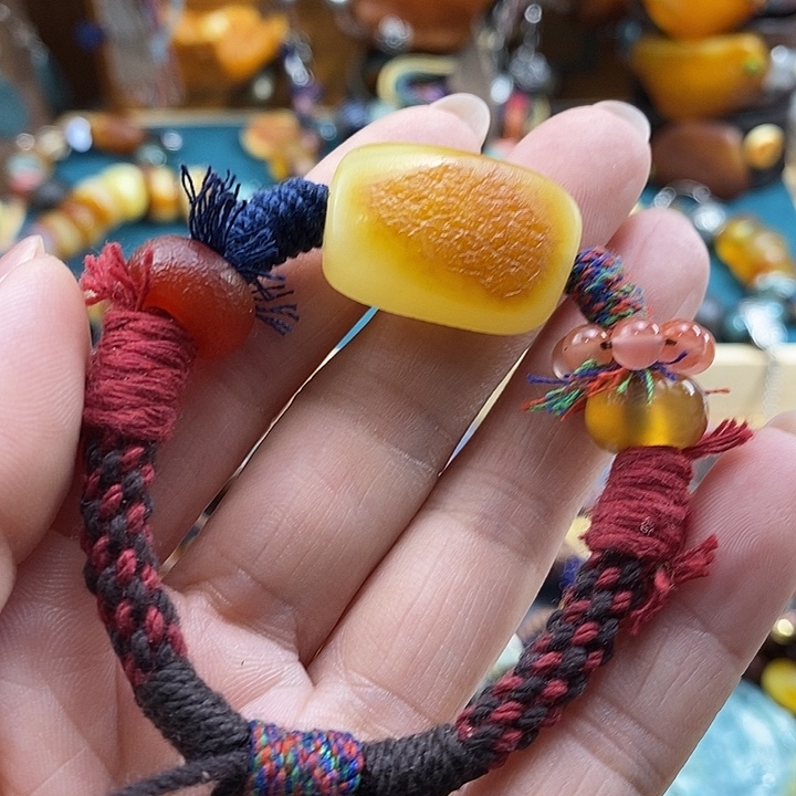 蜜蜡未镶嵌手链手链