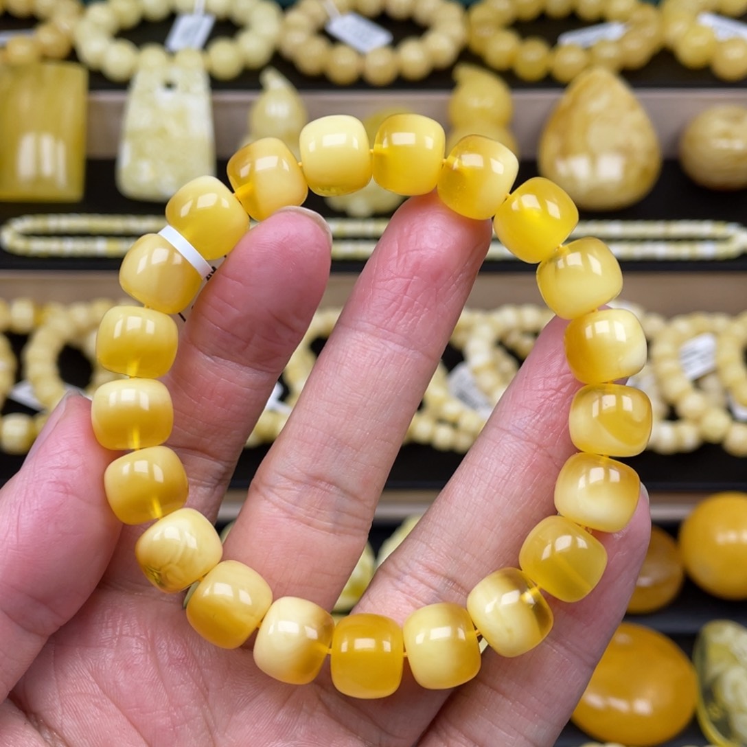 琥珀裸石未镶嵌琥珀蜜蜡