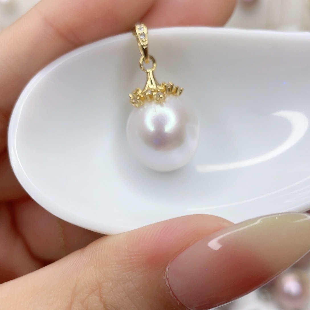 淡水珍珠未镶嵌吊坠(赠链)