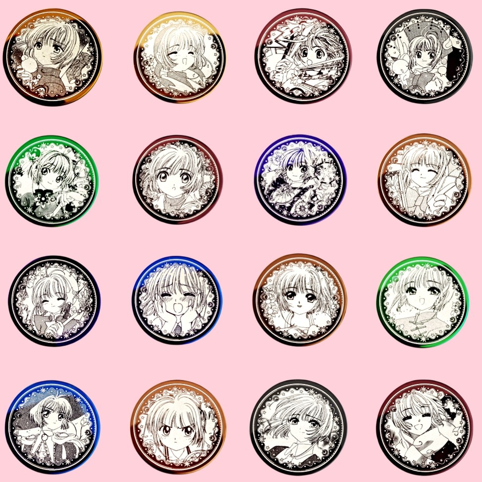 【徽章】万和小樱金属镜面吧唧同人二创(默认代拆)