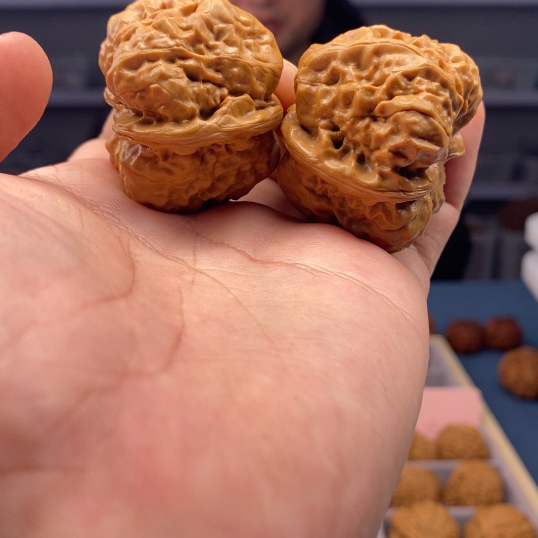 把件文玩核桃微修蛤蟆头40