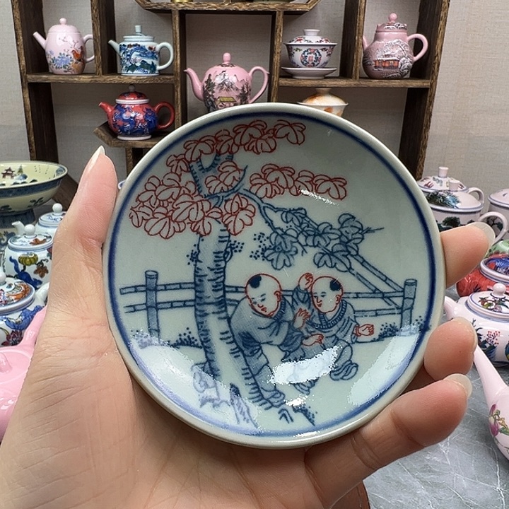 摆件陶景德镇陶瓷567老厂瓷45