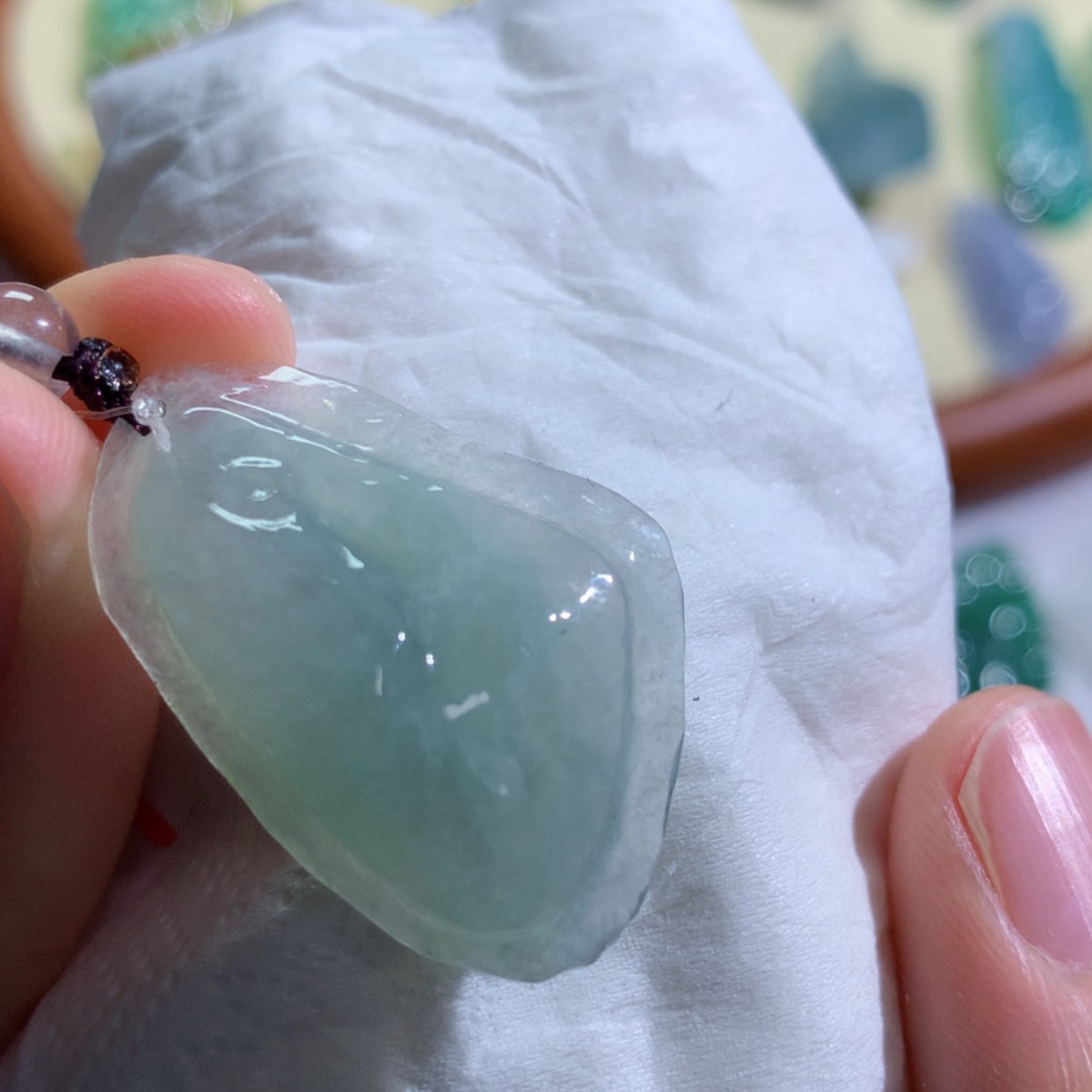 【闪购商品】翡翠吊坠(不含链)未镶嵌 1563