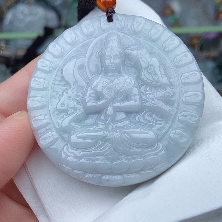 翡翠未镶嵌颈饰翡翠双面