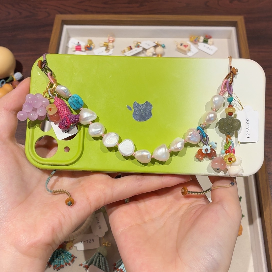 手工制作手机链三件套