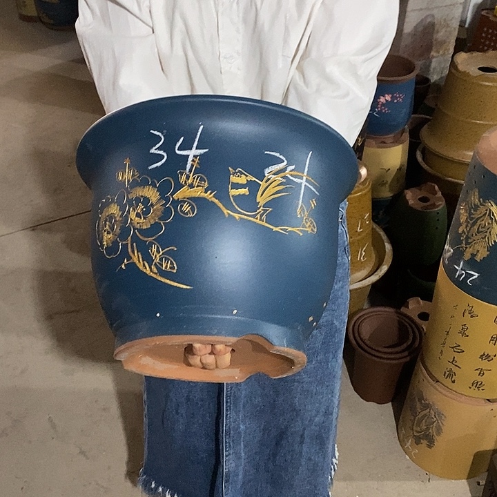 紫砂花盆紫砂花盆