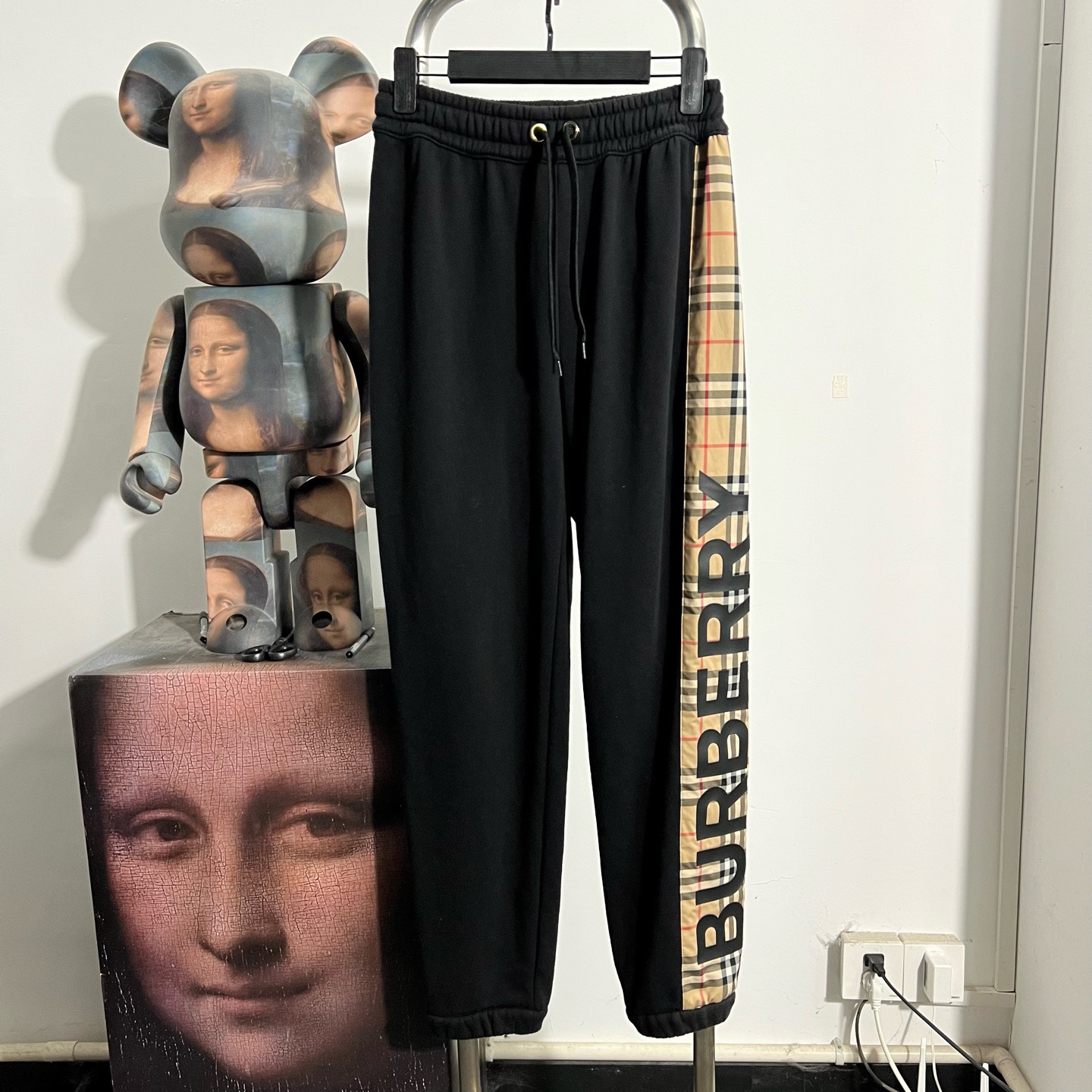 99新 BURBERRY/博柏利 格纹长裤 x2032尺码：XS 裤长96 腰围32