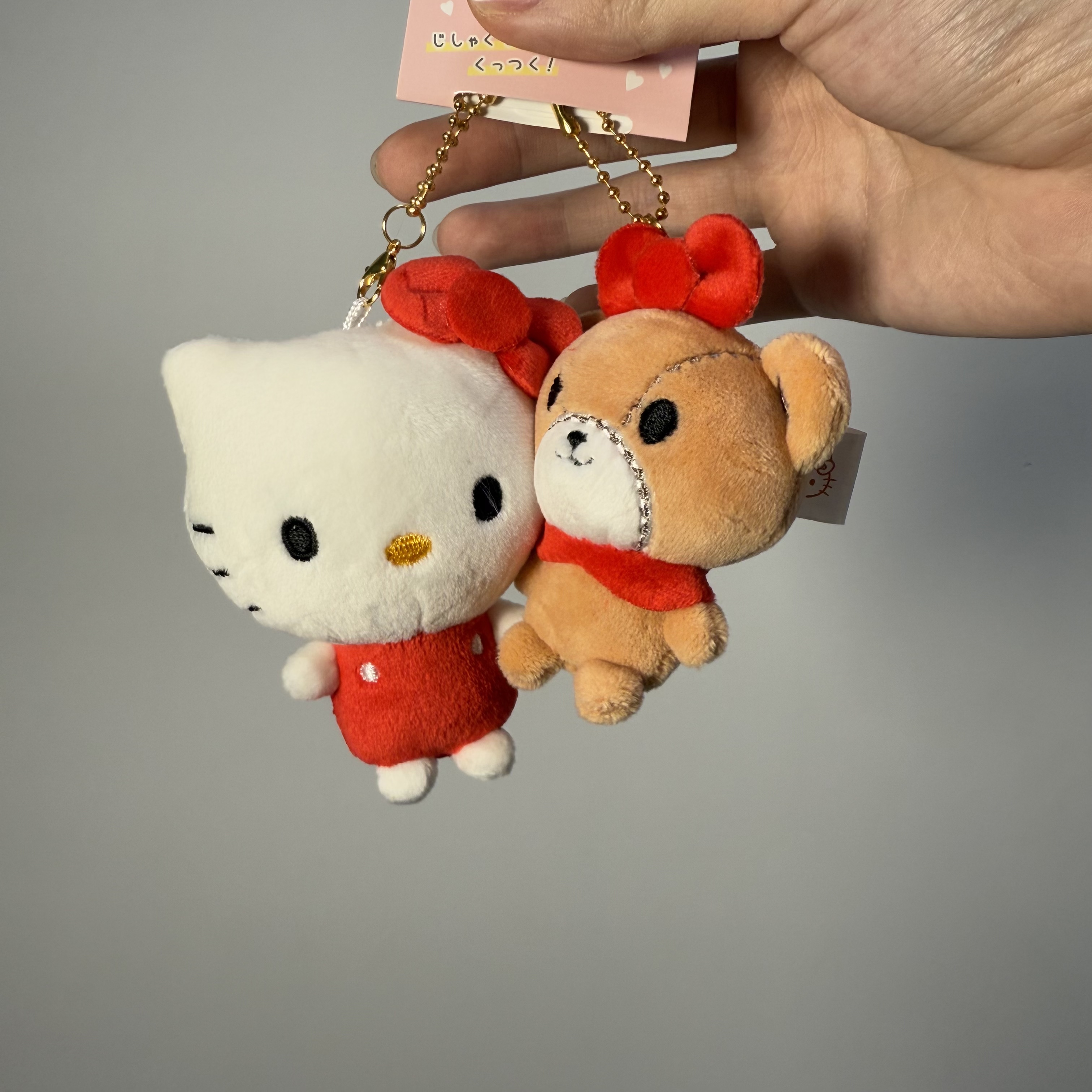 【大版限定】HelloKitty Kitty小熊磁吸Kitty 钥匙扣玩偶潮玩挂件