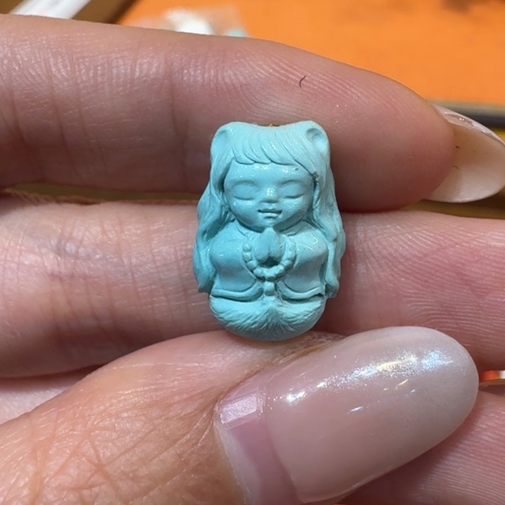 绿松石未镶嵌凤九