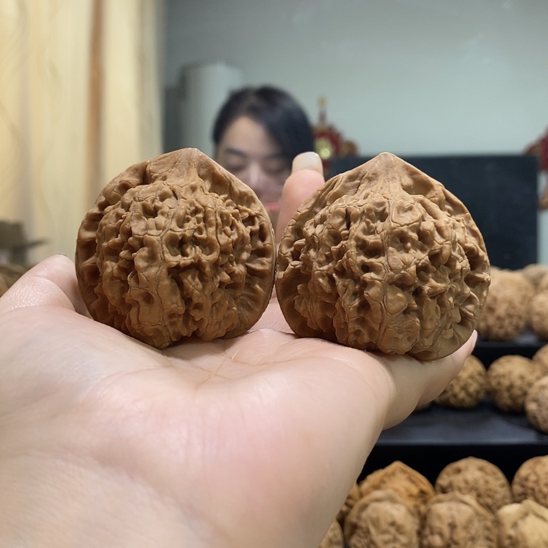 把件文玩核桃51官帽有油