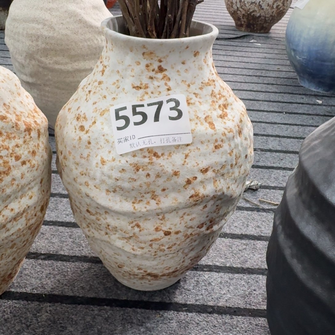 ****集摆件陶景德镇高温花瓶编码5573高28口8默认无孔