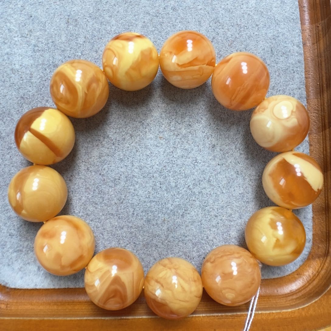 蜜蜡手串未镶嵌蜜蜡