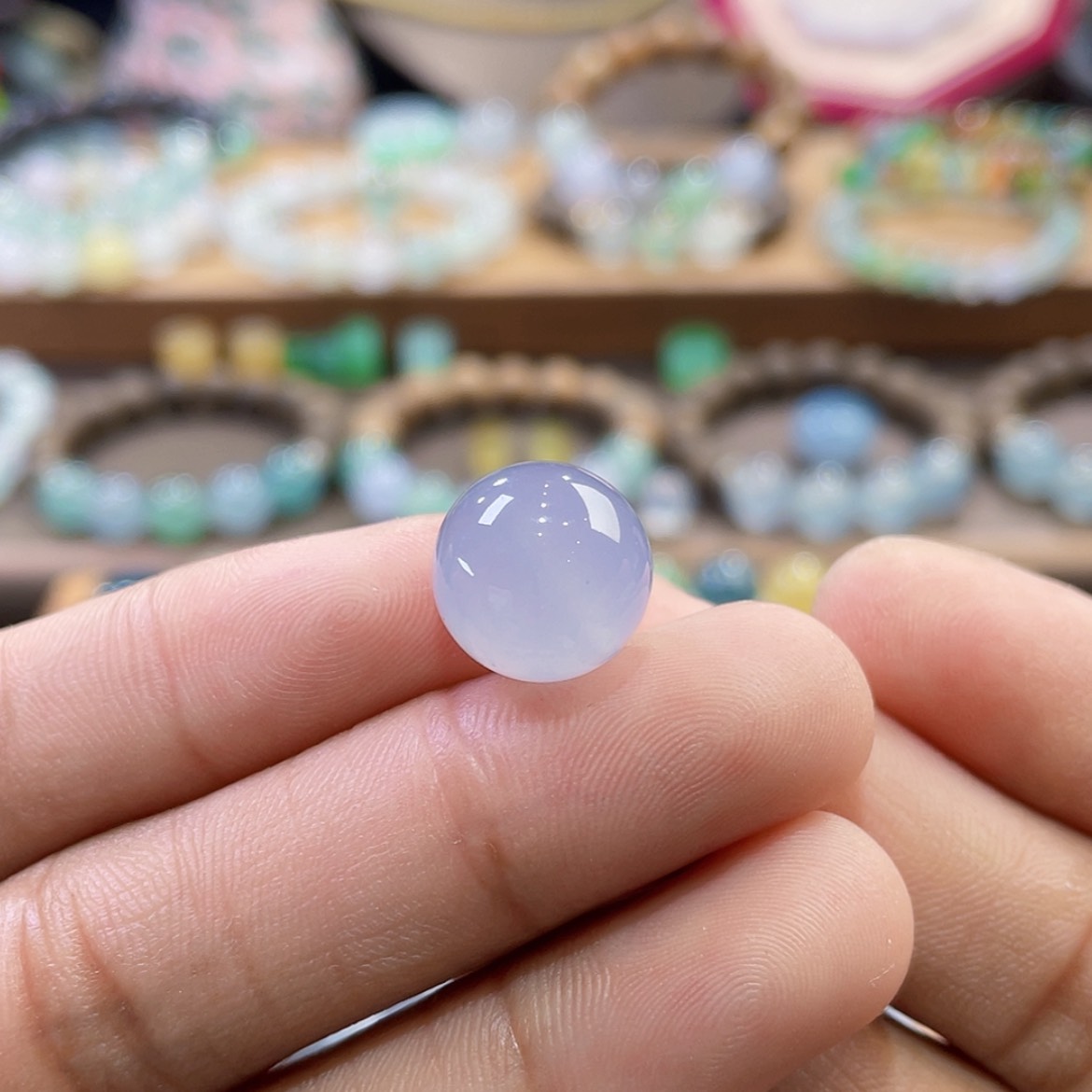 【闪购商品】翡翠颈饰未镶嵌冰紫