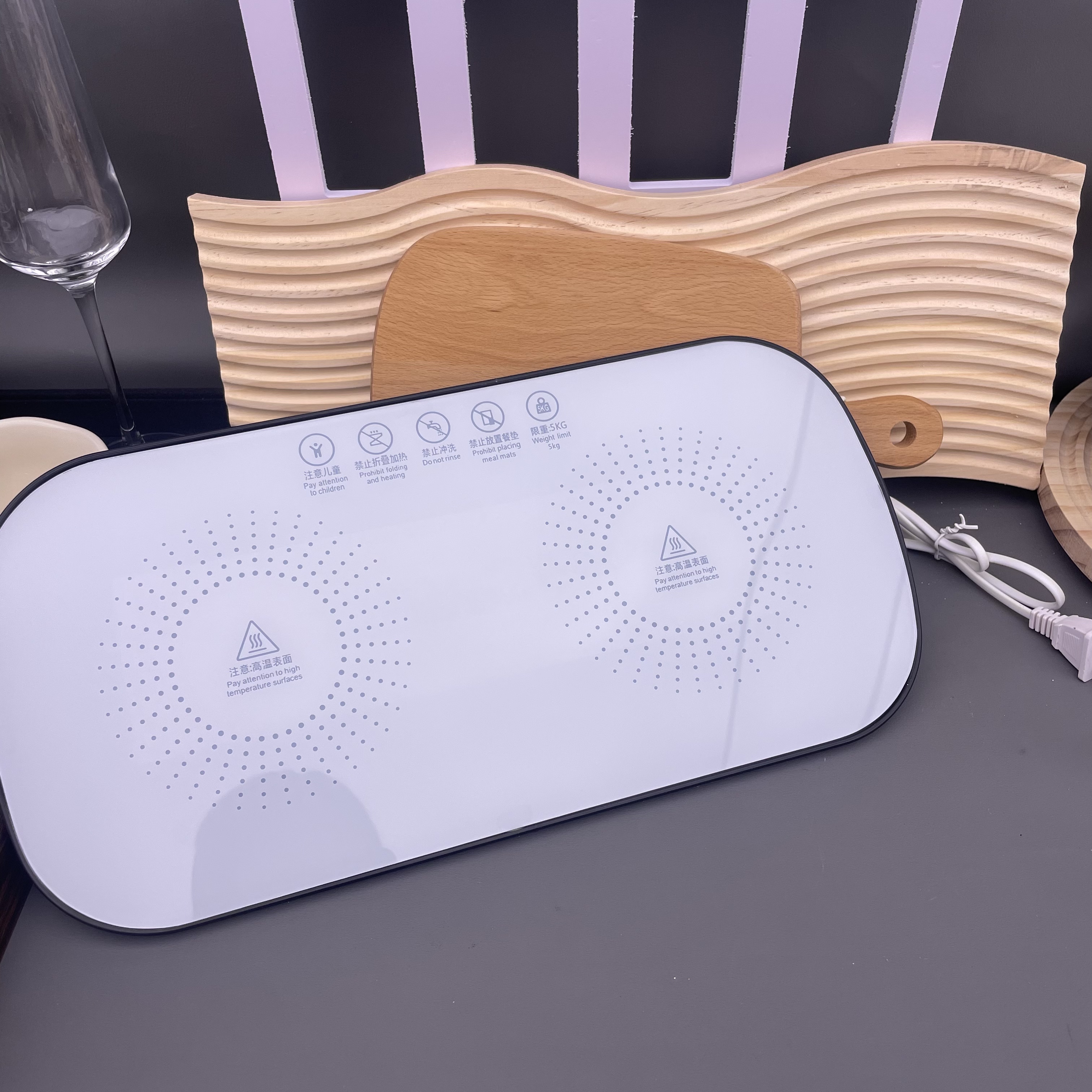 【冬天必备】暖菜板白色1个家用厨房必备轻奢现代高级感【汤家限定】