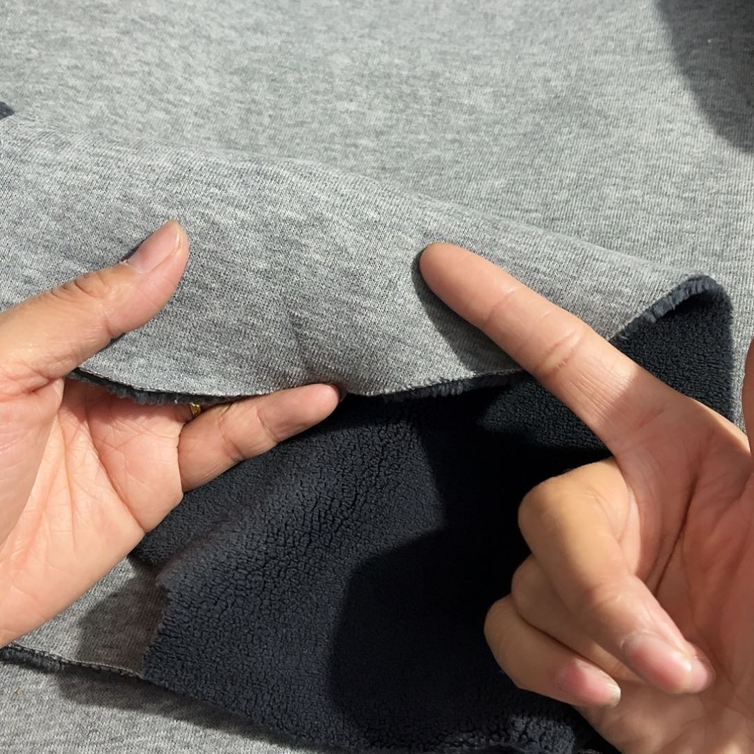 蔡***芮特特厚花灰色奥利绒1米长带螺纹