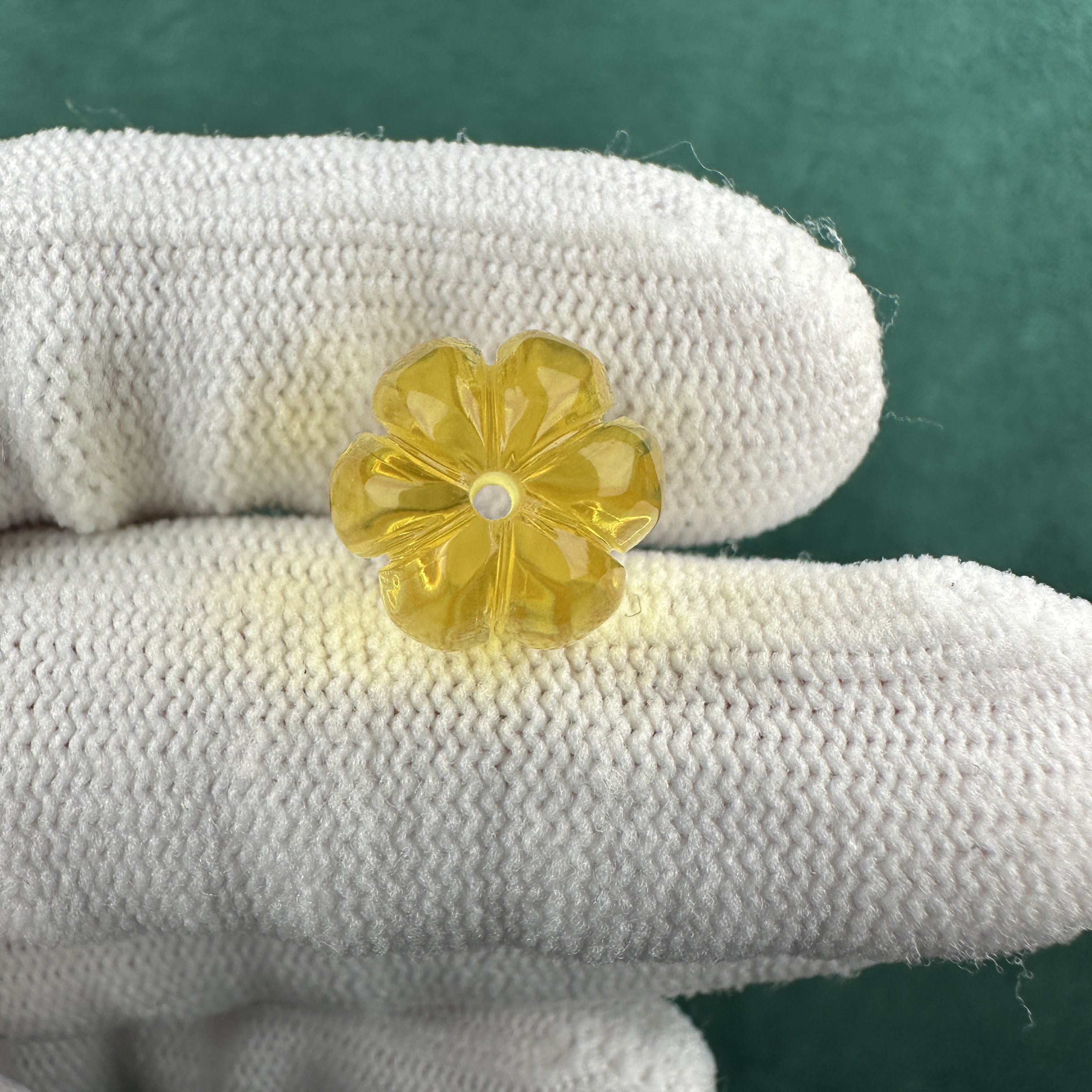 M2132天然原矿蜜蜡 瓜珠 12.7*11.1mm支持复检 假一罚四