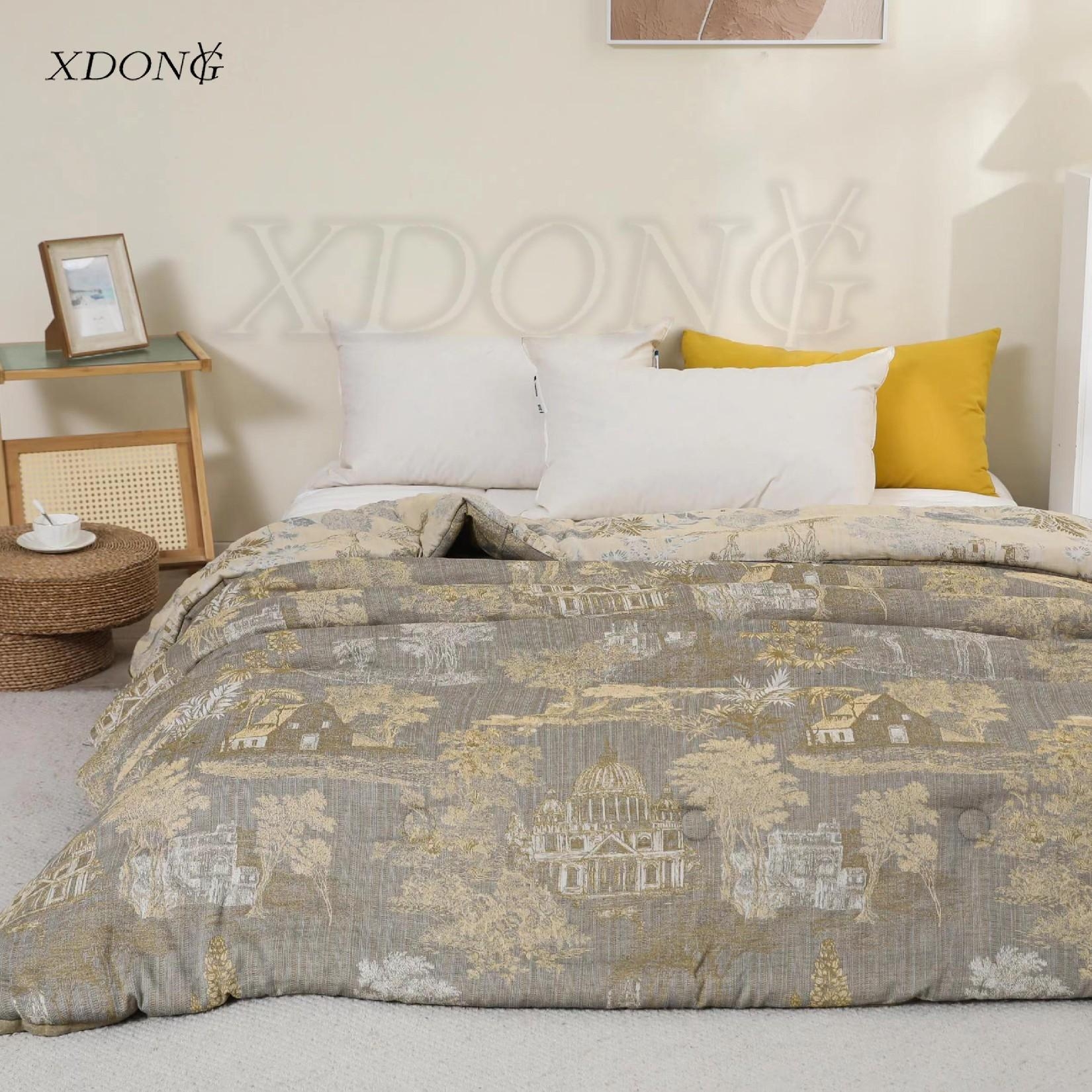 XDONGY（冬云家纺）高端200*230双层纱北欧 进口羊毛冬被