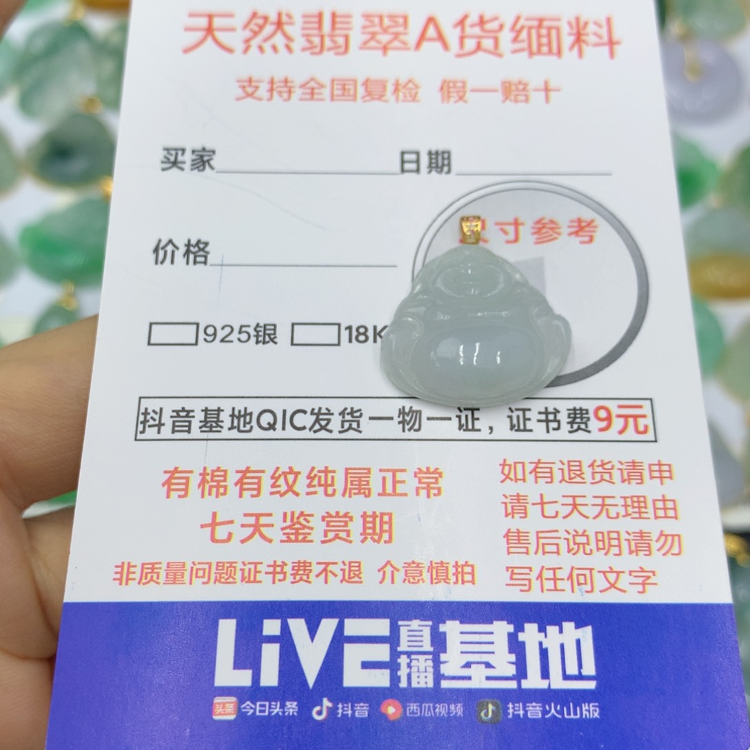 翡翠颈饰未镶嵌翡翠