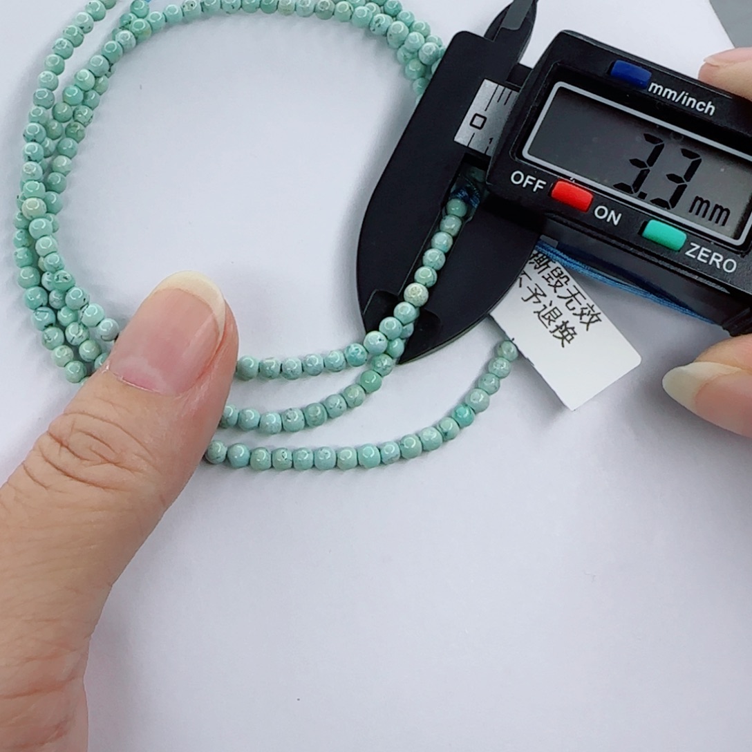 绿松石未镶嵌颈饰