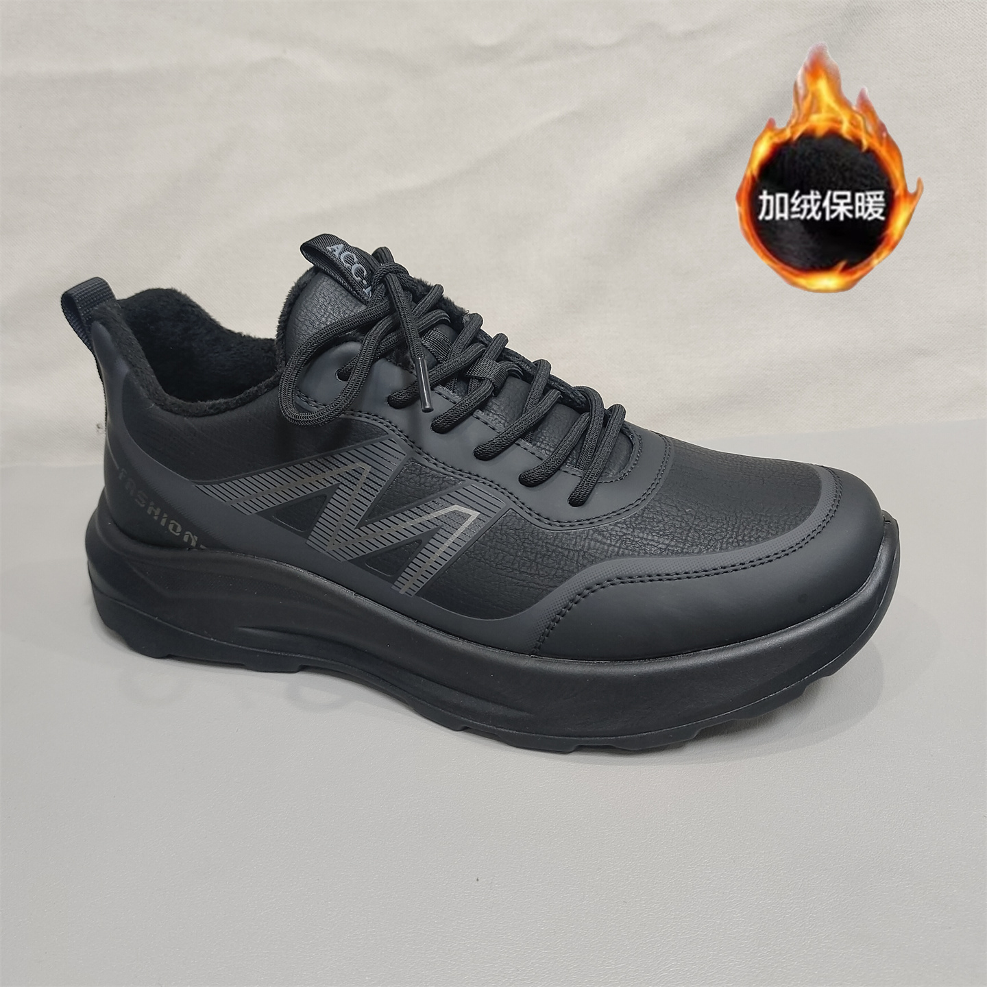 棉鞋男2025新款冬季加绒男鞋加厚保暖防滑耐磨舒适轻便一脚蹬懒人