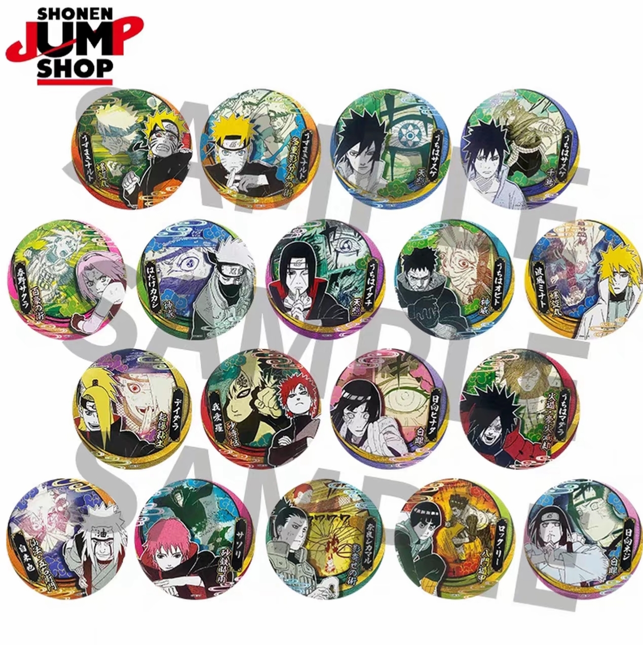 【火影忍者】Jump Shop 火影疾风迅雷 徽章盲盒 未成年禁止下单
