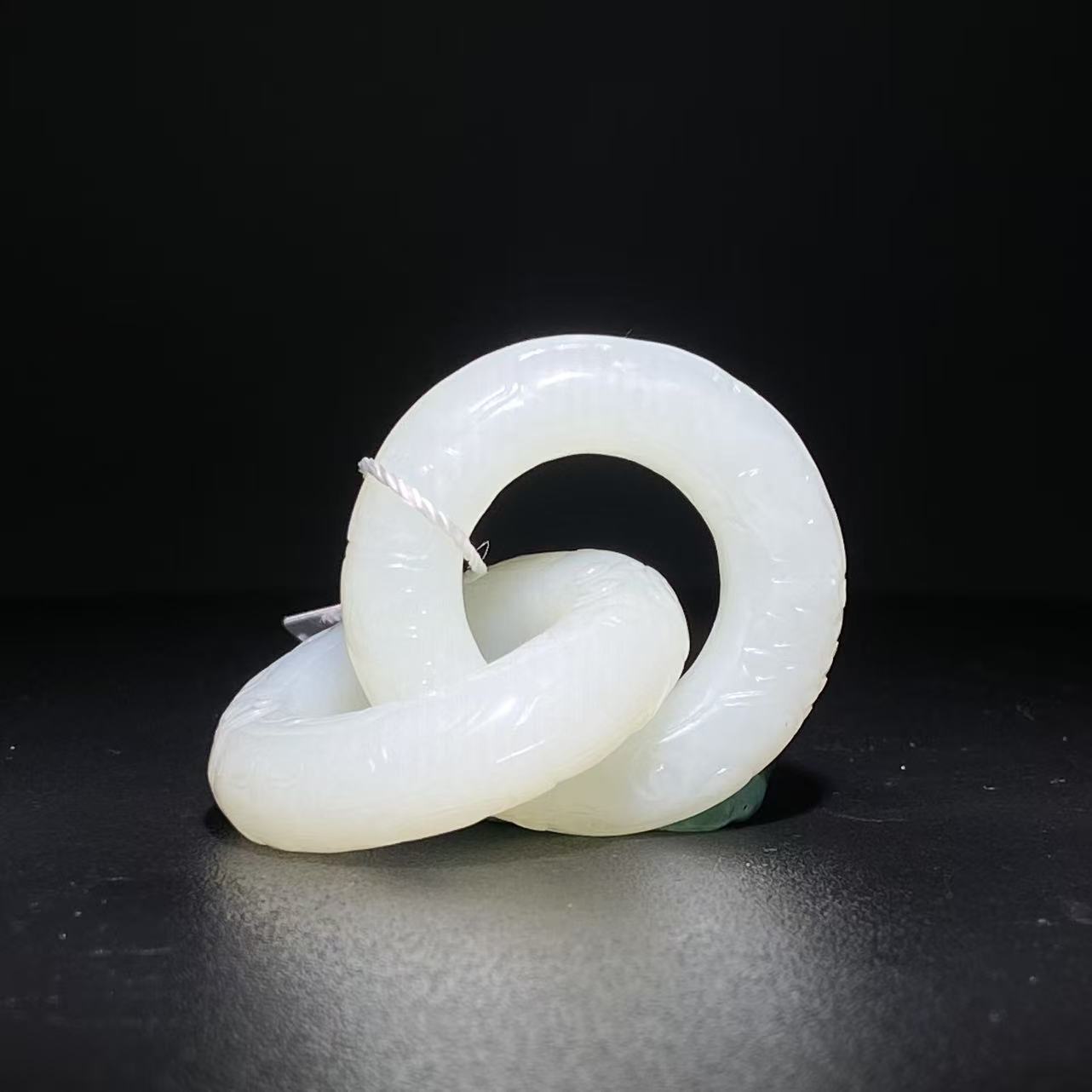 【清代】-和田玉双连环2512050001