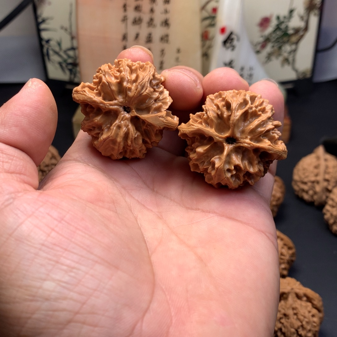 把件文玩核桃苹果园