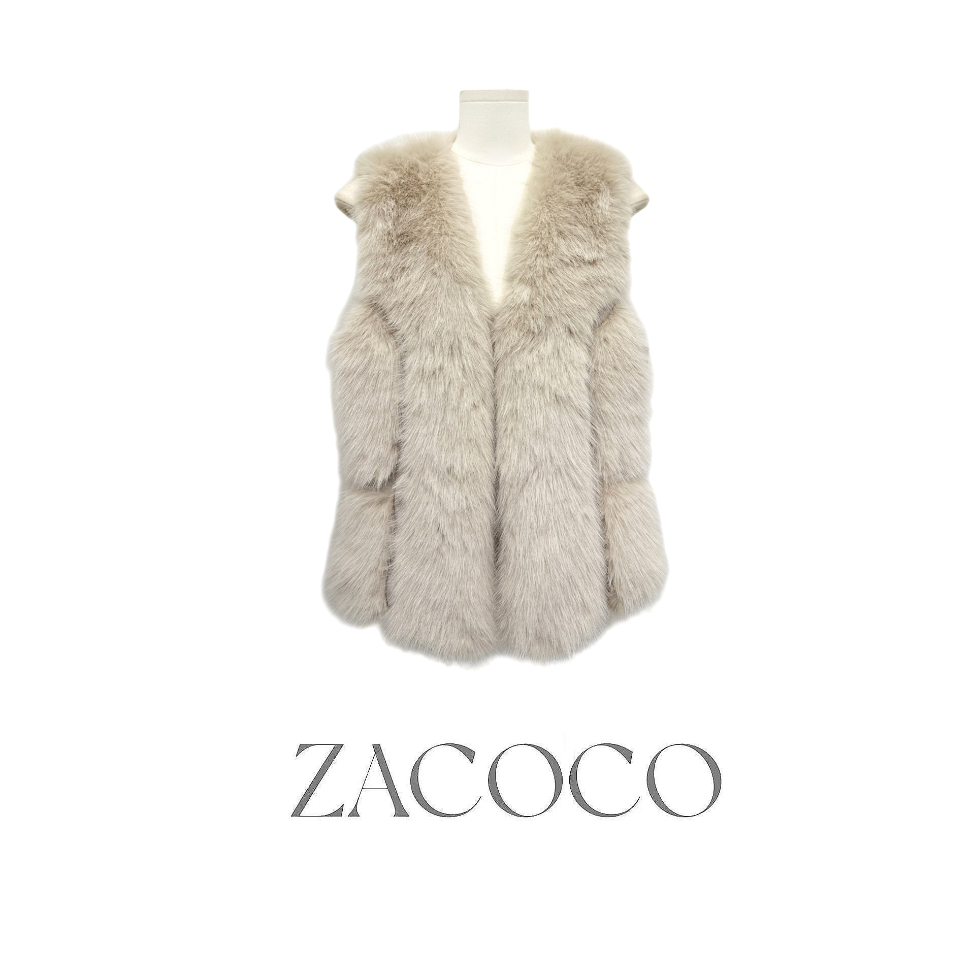 【ZACOCO】秋冬出游必备潮流休闲服洋气高贵马甲3595女款马夹时尚