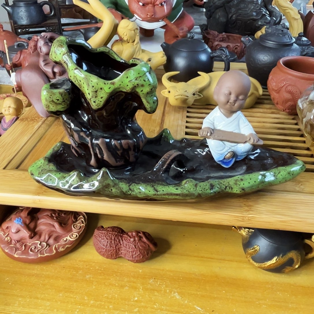 紫砂茶宠茶道六君子！