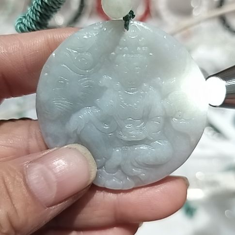 思***情翡翠未镶嵌颈饰天然缅甸翡翠A货吊坠