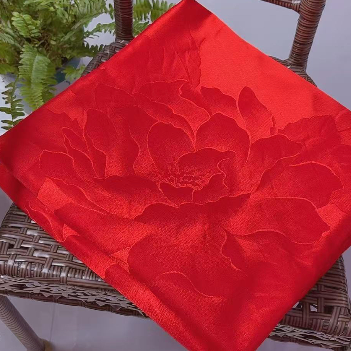 纯棉贡缎提花双人被罩高档提花双人被套家纺床上用品