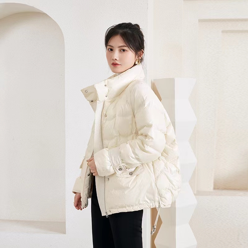 【年终特惠】95白鹅绒短款鹅绒服女百搭时尚女士保暖冬季新款89805