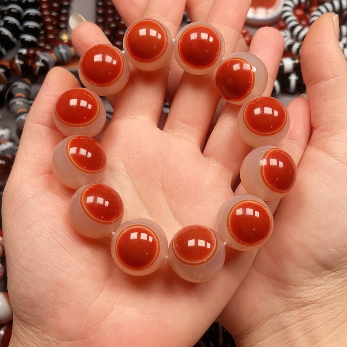 【闪购商品】合金玛瑙/玉髓珠宝半成品碎***达